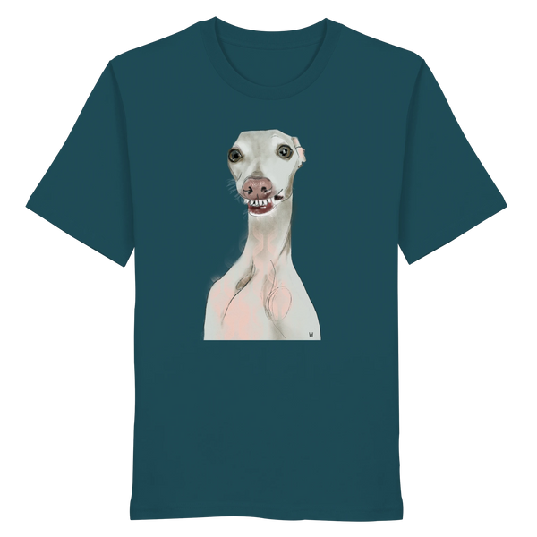 Italienisches Windspiel Schalk | Bio T-Shirt mit Hundeillustration