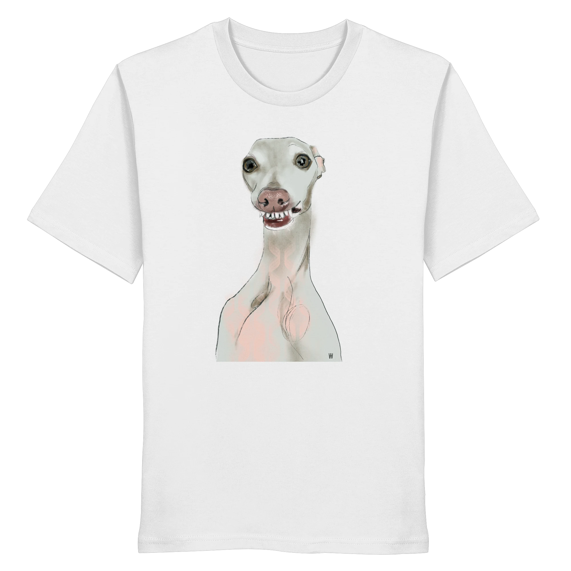 Italienisches Windspiel Schalk | Bio T-Shirt mit Hundeillustration