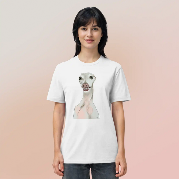 Italienisches Windspiel Schalk | Bio T-Shirt mit Hundeillustration