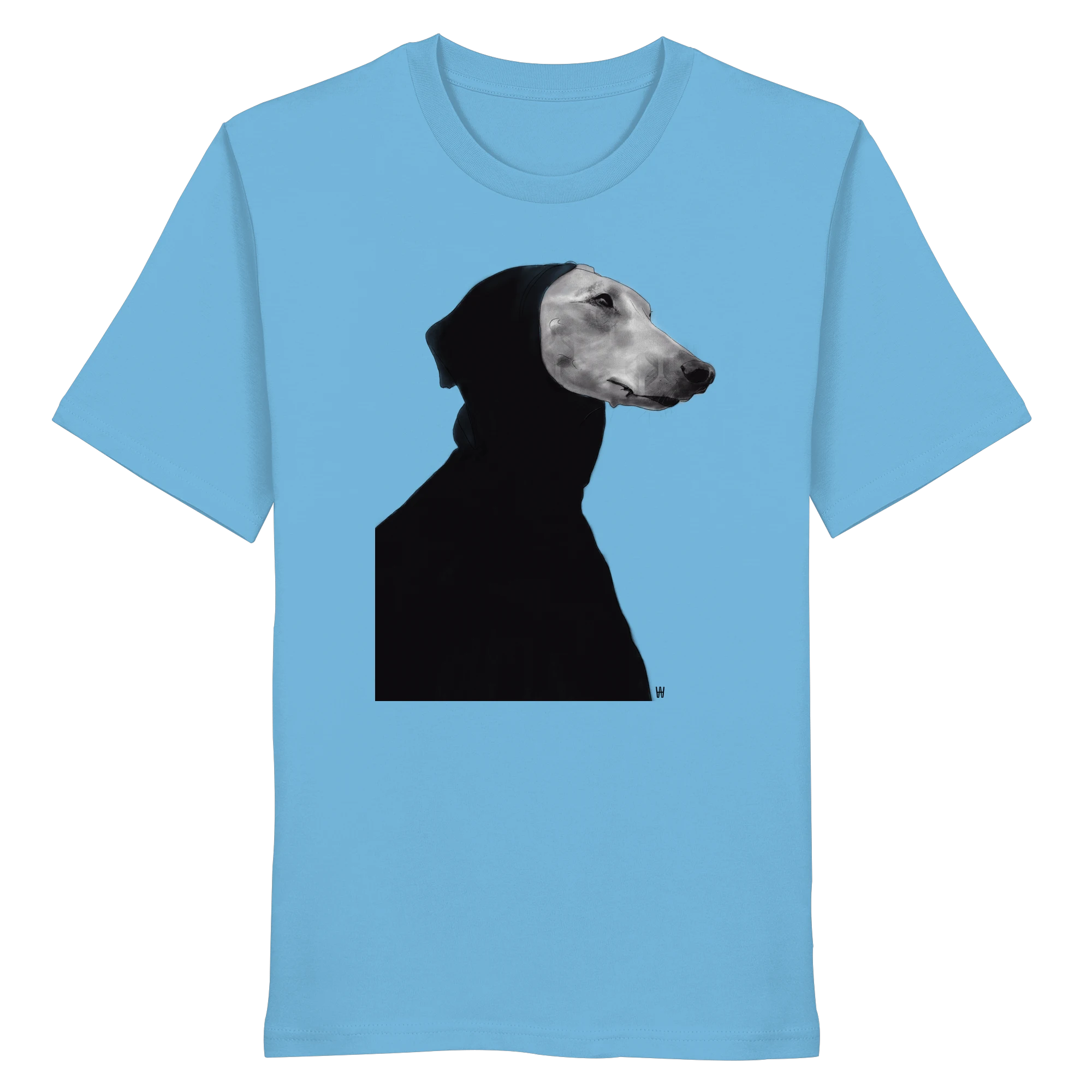 Whippet Anmutig | Bio T-Shirt mit Hundezeichnung