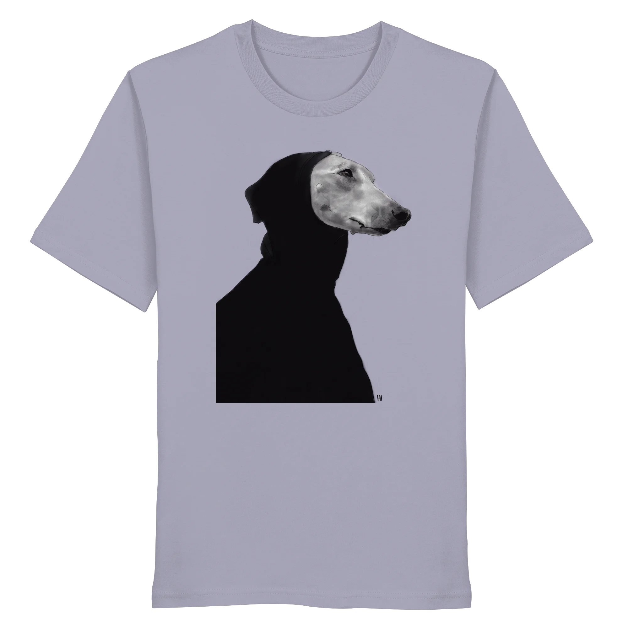 Whippet Anmutig | Bio T-Shirt mit Hundezeichnung