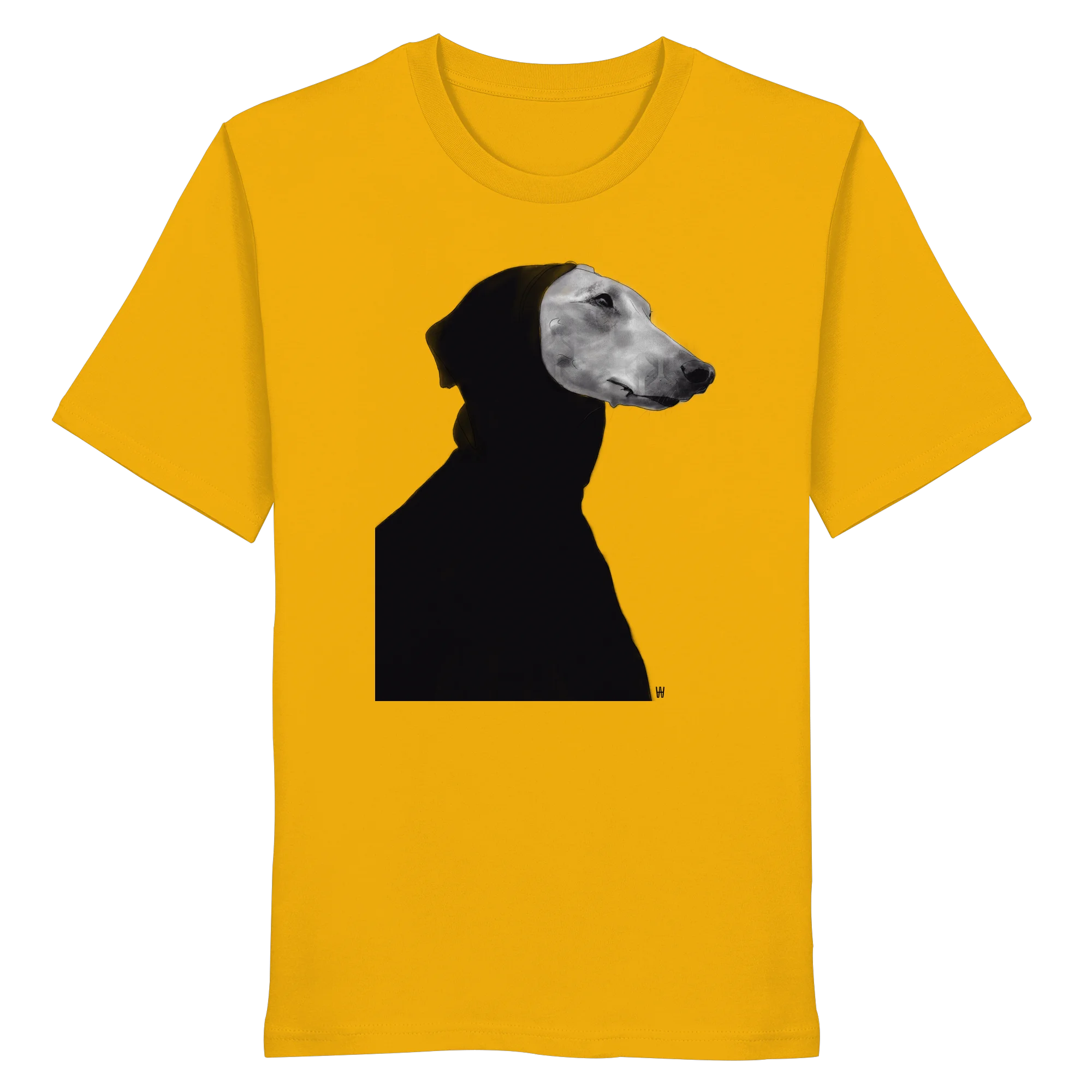 Whippet Anmutig | Bio T-Shirt mit Hundezeichnung