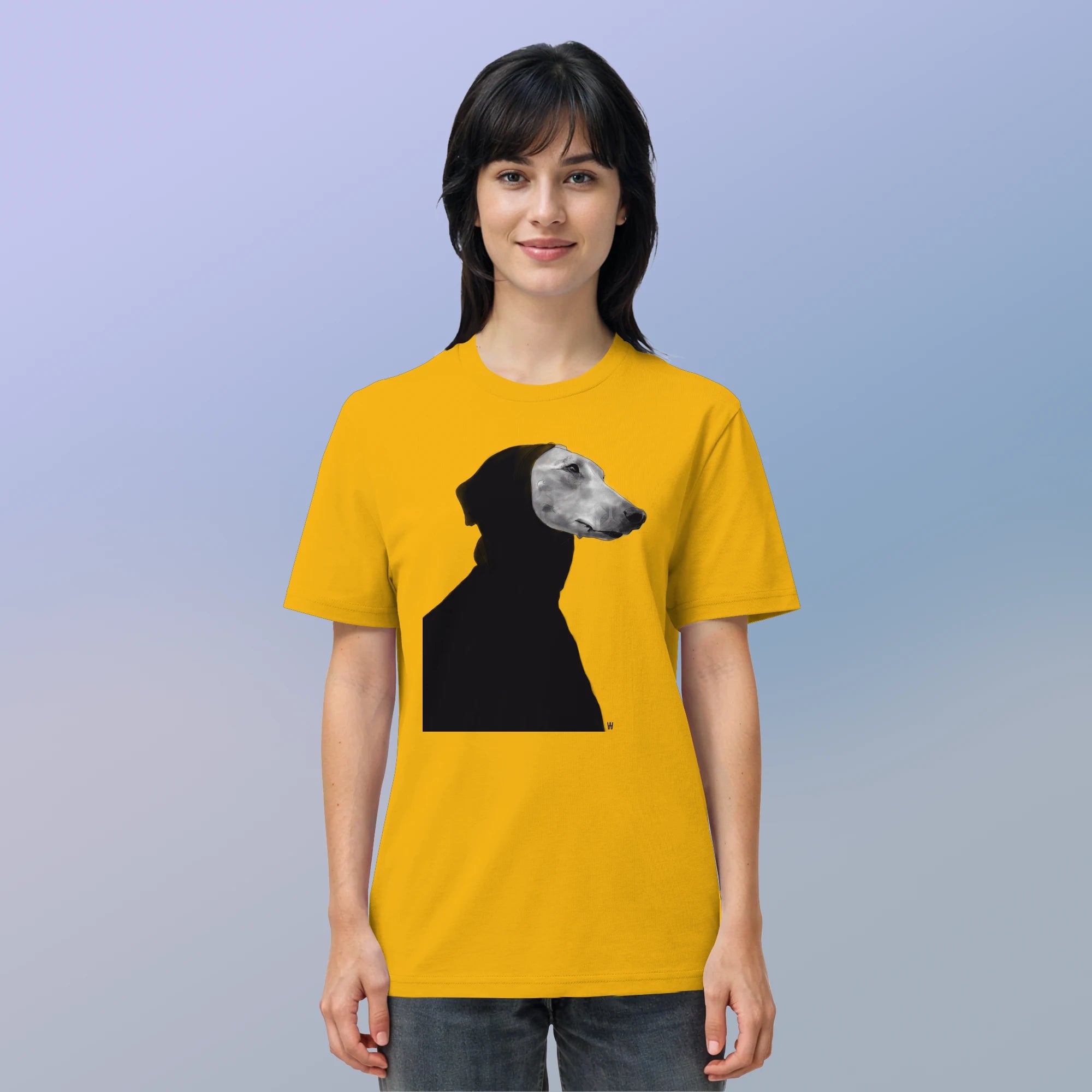 Whippet Anmutig | Bio T-Shirt mit Hundezeichnung