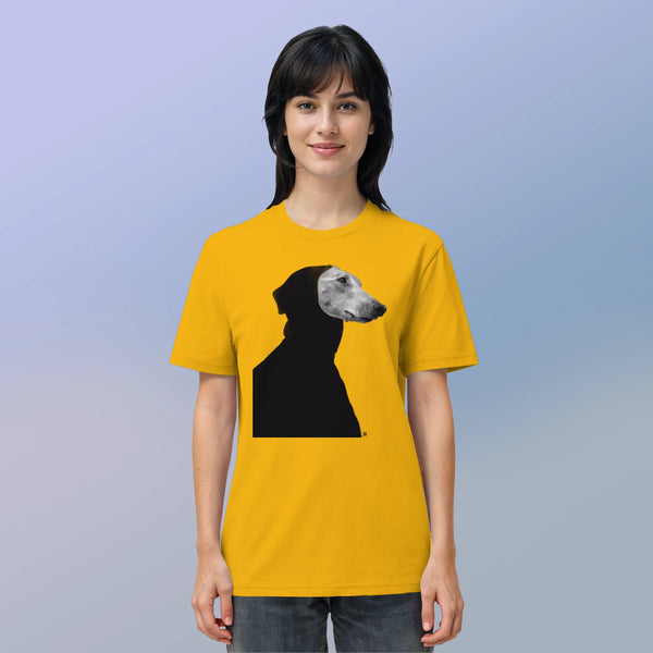 Whippet Anmutig | Bio T-Shirt mit Hundezeichnung