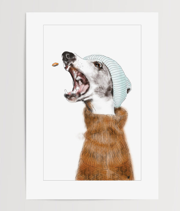 Whippet #1 ... Kunstdruck (limitiert 15) ... Lieblingsmomente